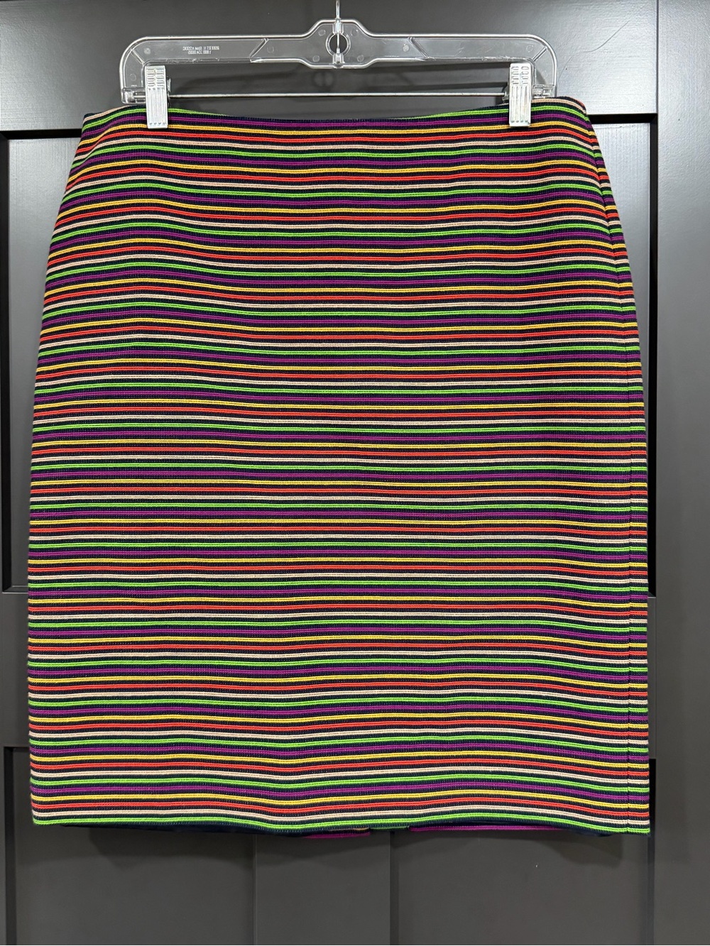 Talbots Multicolor Striped Pencil Skirt